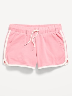 Dolphin-Hem Cheer Shorts for Girls