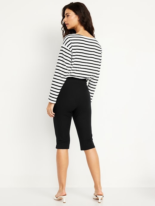 Image number 3 showing, Extra High-Waisted Polished Pixie Capri Pants