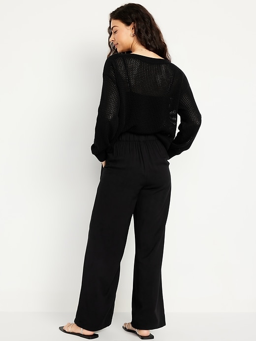 Image number 3 showing, High-Waisted Playa Wide-Leg Pants