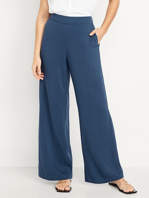 Image number 7 showing, High-Waisted Playa Wide-Leg Pants