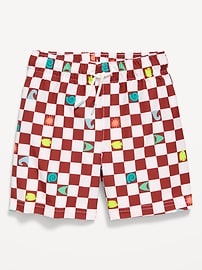 Image number 1 showing, Printed Swim Trunks for Toddler Boys