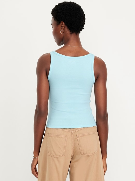 Image number 2 showing, Ribbed Crop Tank Top