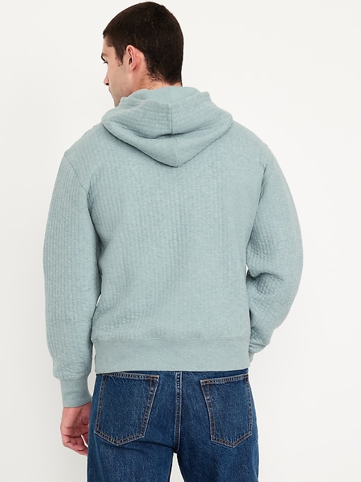 Image number 6 showing, Essential Quilted Fleece Hoodie