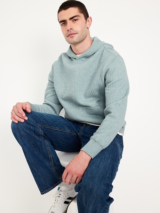 Image number 7 showing, Essential Quilted Fleece Hoodie