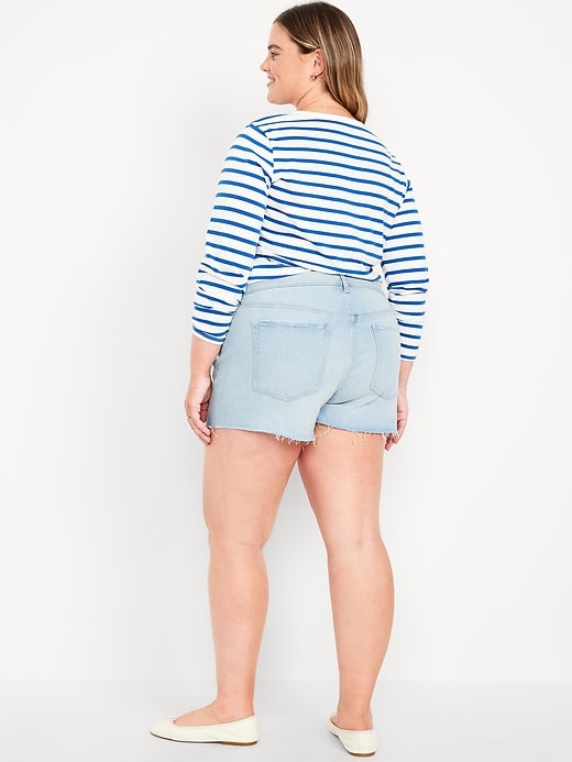 Image number 8 showing, High-Waisted OG Jean Cut-Off Shorts