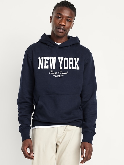 Image number 1 showing, Oversized Essential Graphic Hoodie