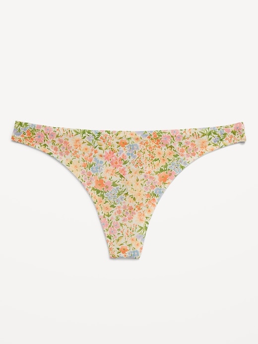 Image number 4 showing, Low-Rise Mesh Thong Underwear