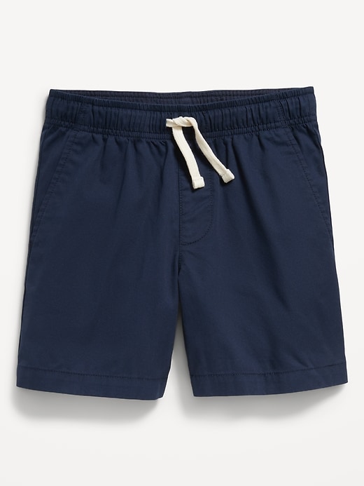 View large product image 2 of 2. Above Knee Twill Pull-On Shorts for Boys