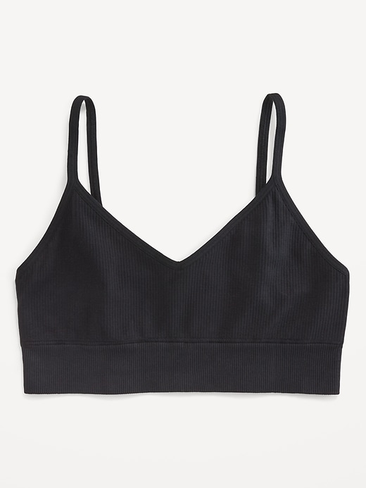 Image number 4 showing, Seamless Ribbed Longline Bra