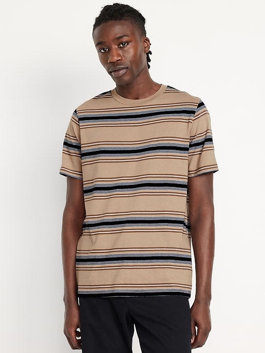 Image number 1 showing, Crew-Neck Striped T-Shirt