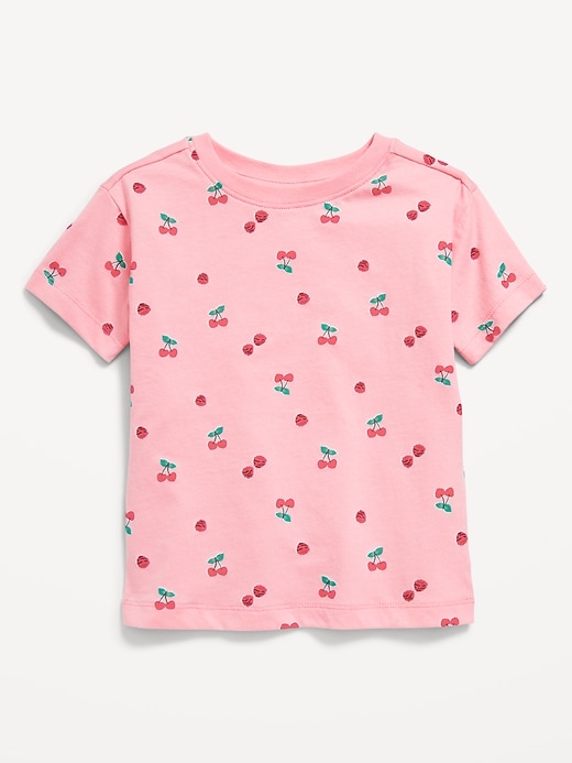 View large product image 1 of 1. Printed Short-Sleeve T-Shirt for Toddler Girls