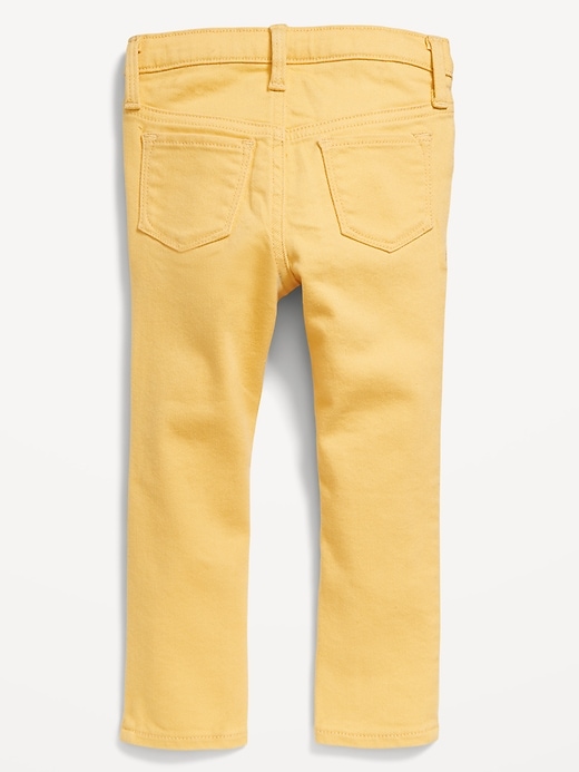 Image number 3 showing, High-Waisted Rockstar 360° Stretch Embroidered Jeggings for Toddler Girls