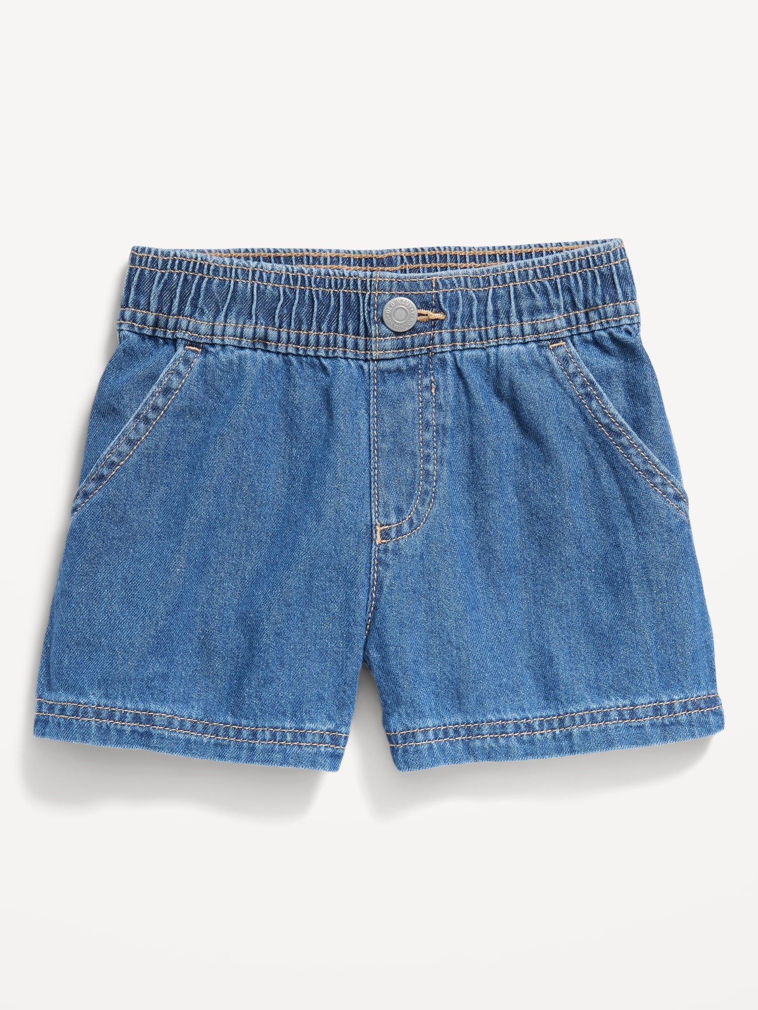 Pull-On Jean Shorts for Toddler Girls