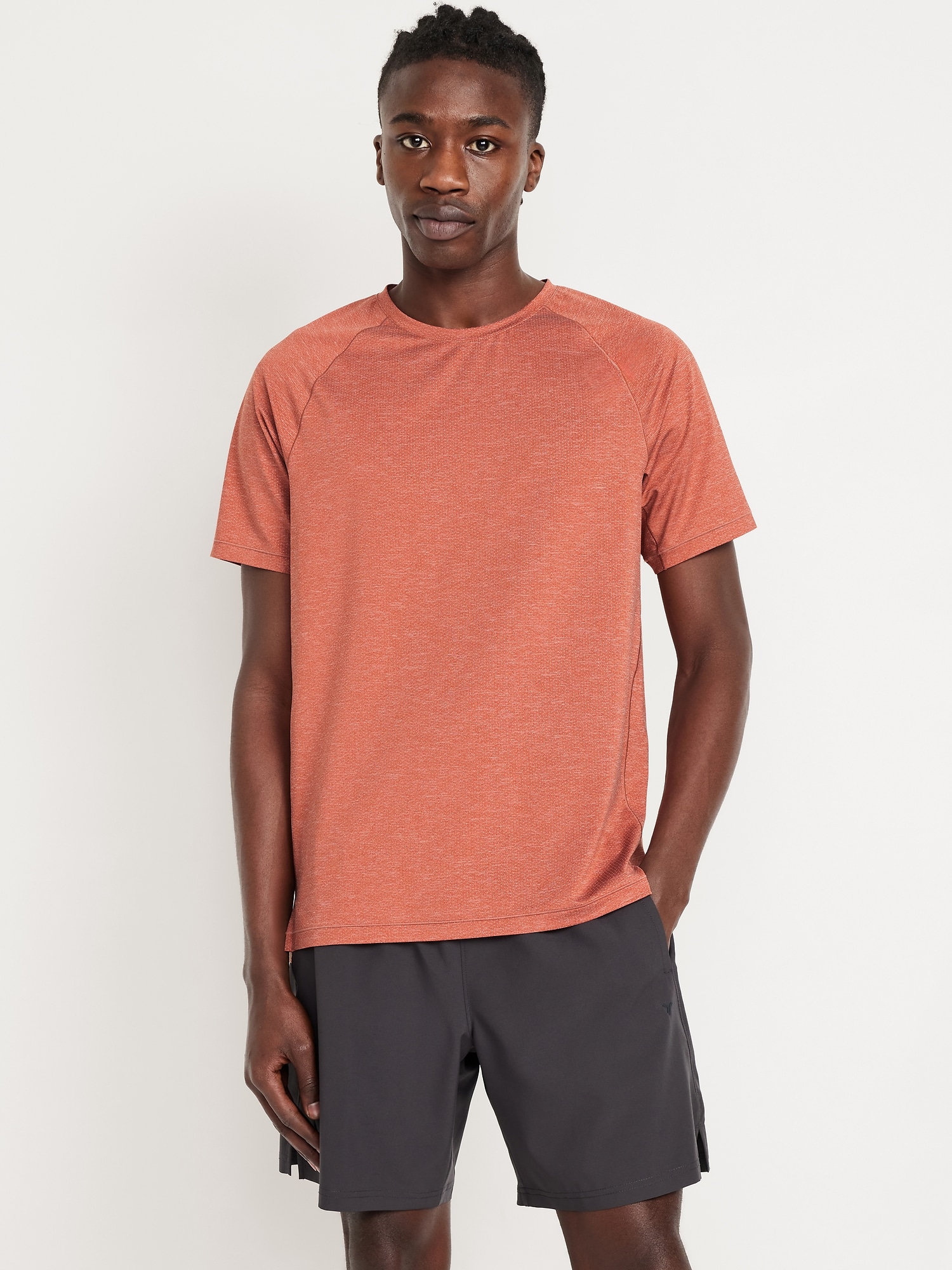 Slim Fit Performance Vent T-Shirt - Red