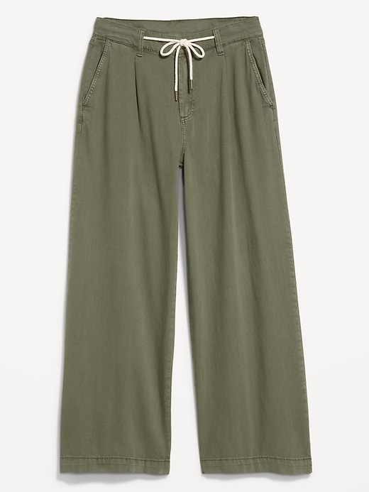 Image number 4 showing, High-Waisted Super Wide-Leg Drapey Pants