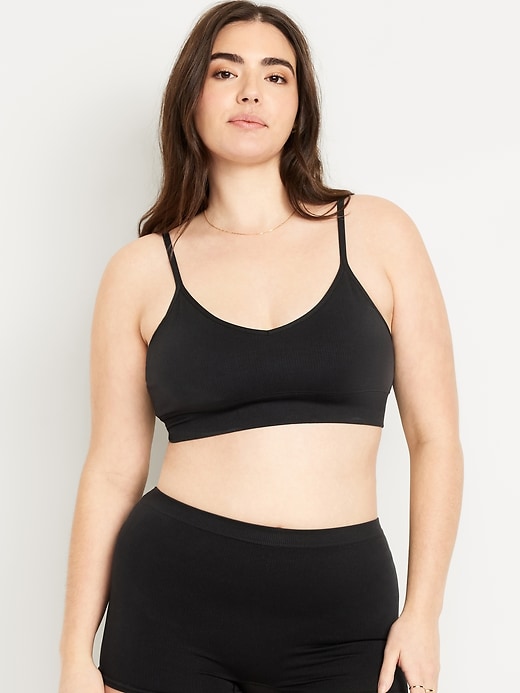 Image number 5 showing, Seamless Ribbed Longline Bra