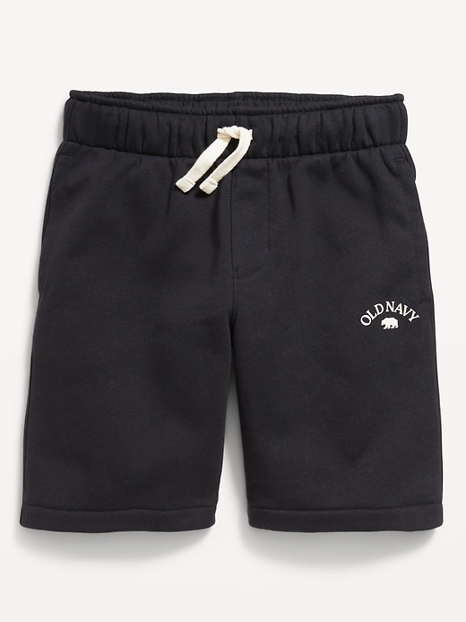 View large product image 2 of 2. Below Knee Fleece Jogger Shorts for Boys