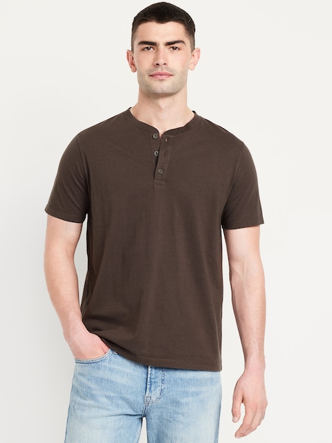 Henley T-Shirt - Glacial Stone