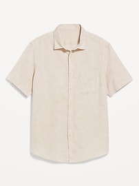 Classic Fit Everyday Linen-Blend Shirt