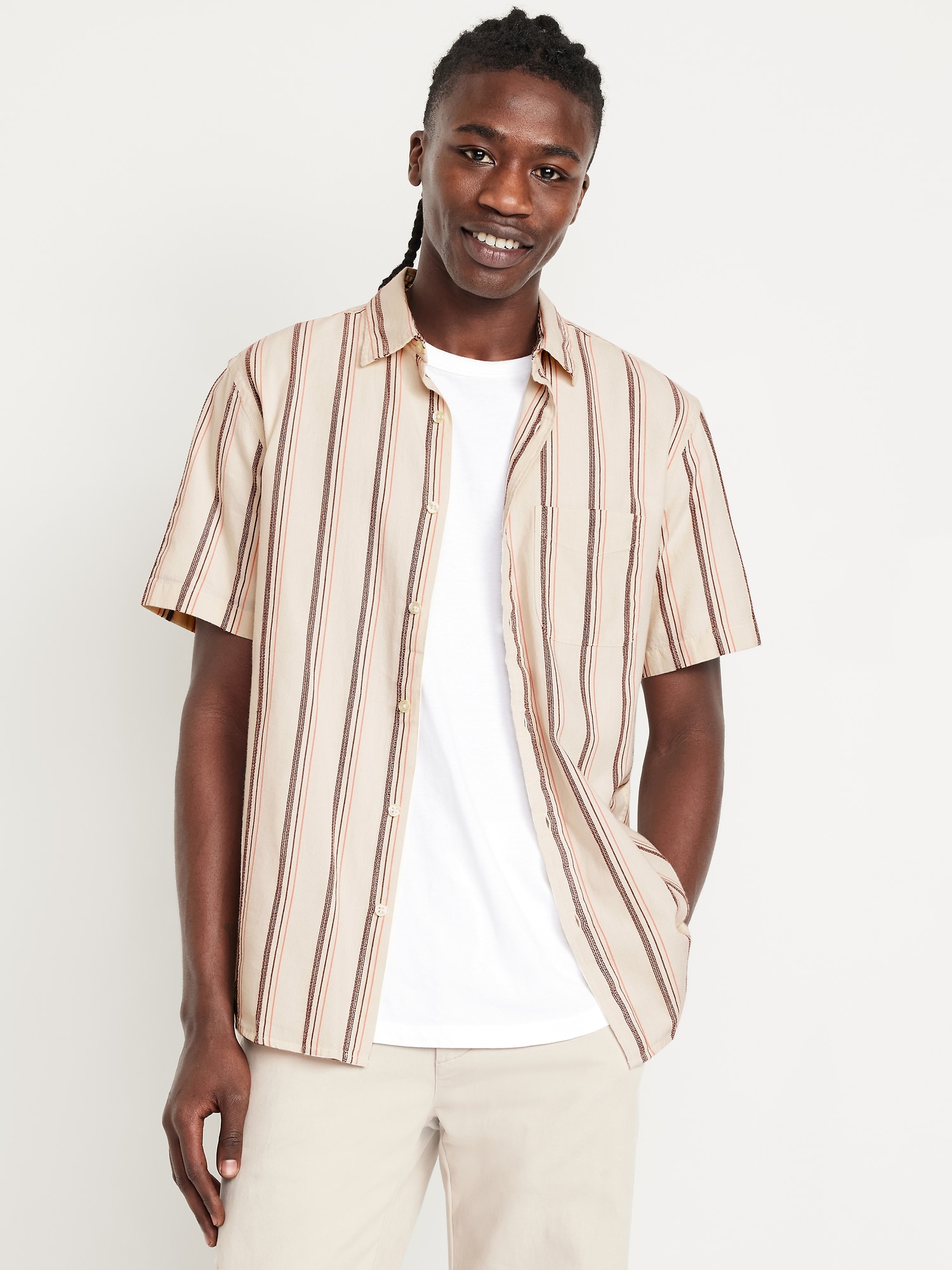 Classic Fit Everyday Textured Dobby Shirt