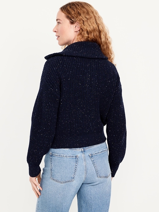 Image number 6 showing, Ribbed Full-Zip Cardigan