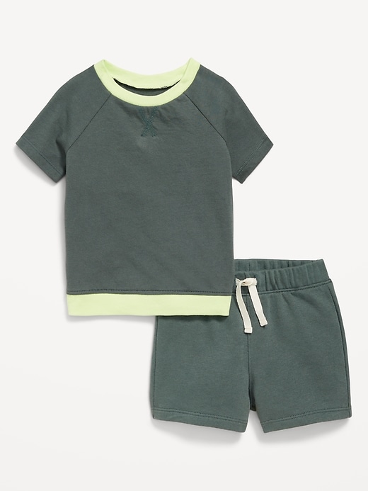 View large product image 1 of 1. Short-Sleeve Top and Shorts Set for Baby