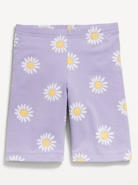 Image number 1 showing, Long Jersey Biker Shorts for Girls
