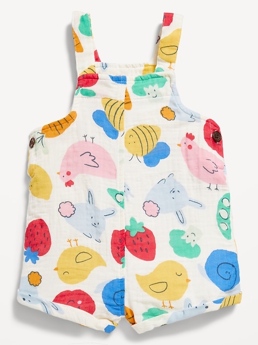 View large product image 1 of 1. Printed Sleeveless One-Piece Romper for Baby