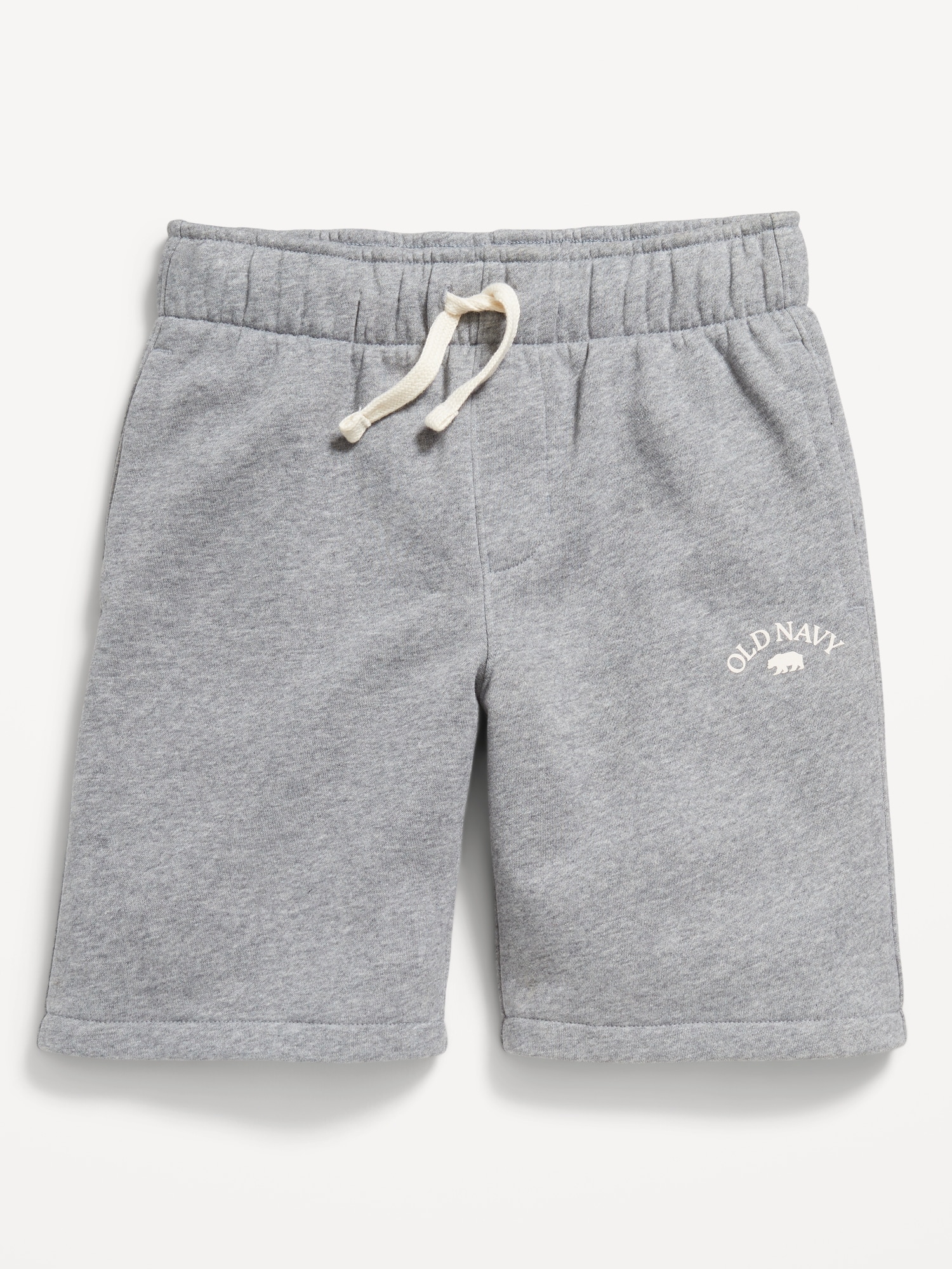 Below Knee Fleece Logo-Graphic Jogger Shorts for Boys