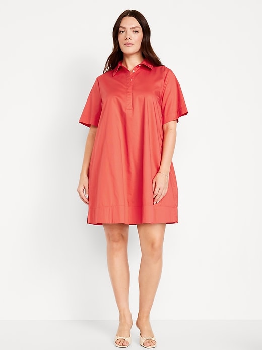 Image number 4 showing, Mini Swing Shirt Dress