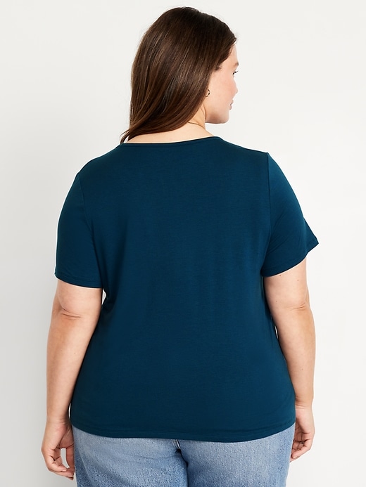 Image number 8 showing, Luxe V-Neck T-Shirt