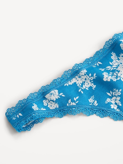 Image number 3 showing, Mid-Rise Everday Cotton Thong