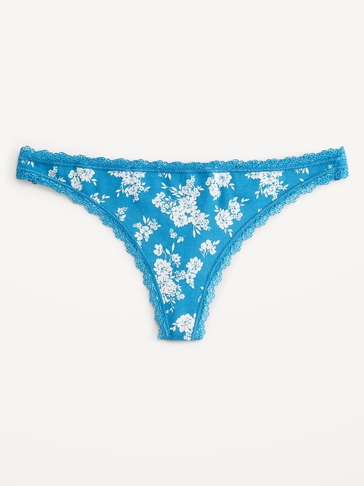 Image number 4 showing, Mid-Rise Everday Cotton Thong