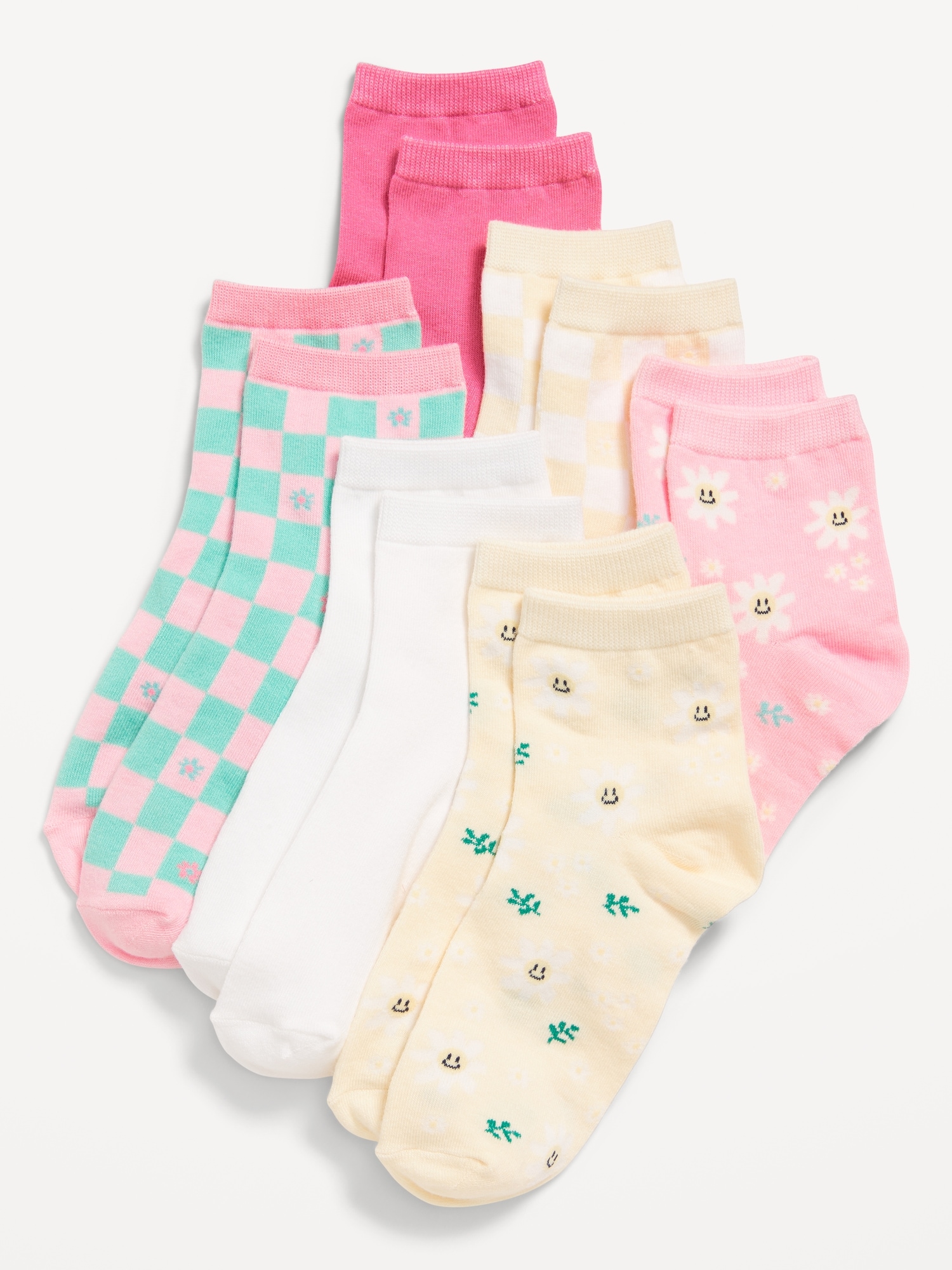 Ankle Socks 6-Pack for Girls