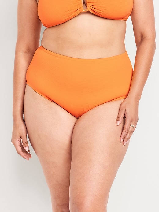 Image number 7 showing, High-Waisted Bikini Swim Bottoms