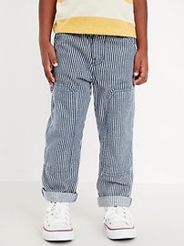 Image number 1 showing, Printed Utility Carpenter Pants for Toddler Boys