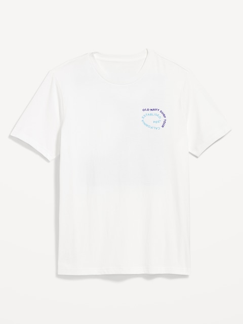 Crew-Neck Logo T-Shirt - Calla Lilies