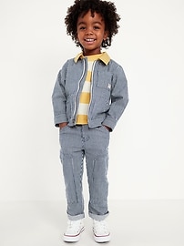 Image number 2 showing, Printed Utility Carpenter Pants for Toddler Boys