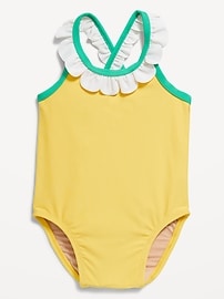 Image number 1 showing, Ruffled One-Piece Swimsuit for Baby