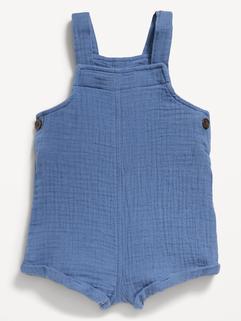 Printed Sleeveless One-Piece Romper for Baby - Evening Shadow