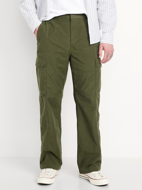 Baggy Tech Cargo Pants - Matcha Green