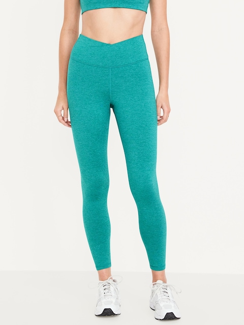 Extra High-Waisted CloudComfy 7/8 Leggings - Blue Wing Teal
