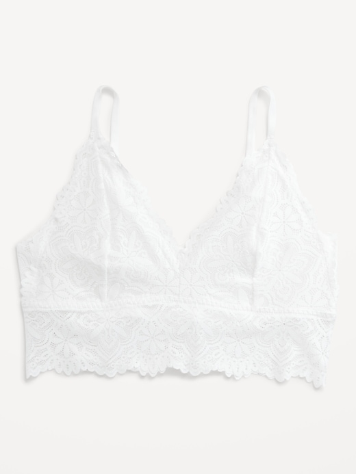 Image number 4 showing, Lace Longline Bralette
