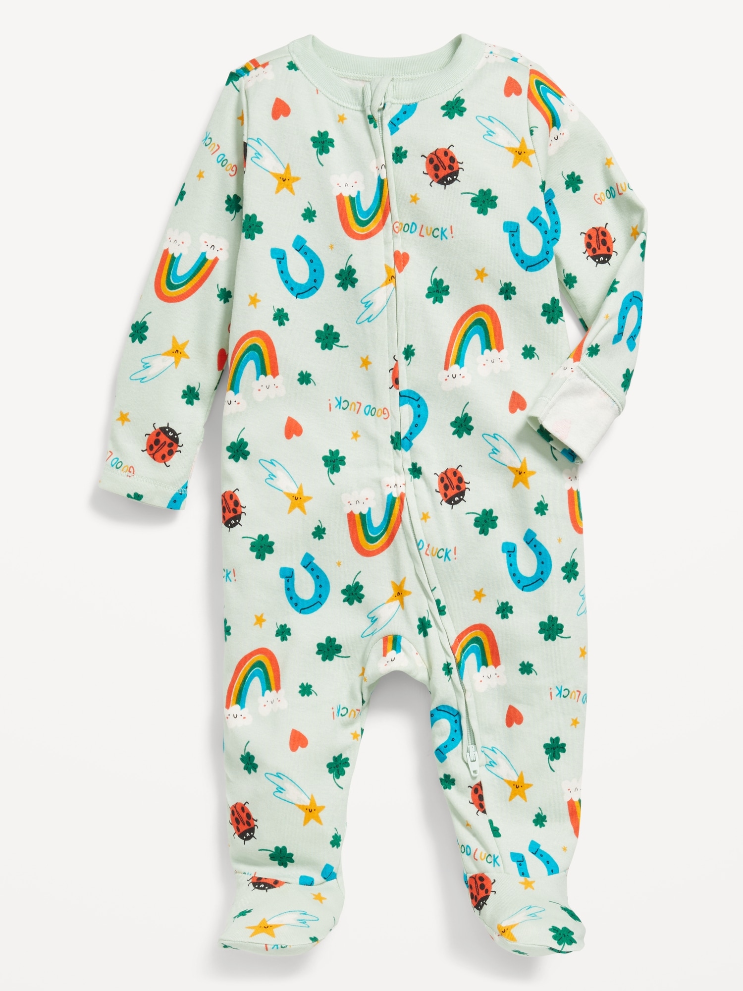 2-Way-Zip Sleep & Play Footed One-Piece for Baby