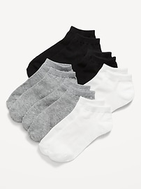 Image number 1 showing, Ankle Socks 6-Pack for Girls