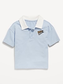 Image number 1 showing, Short-Sleeve Jersey-Knit Polo Shirt for Toddler Boys