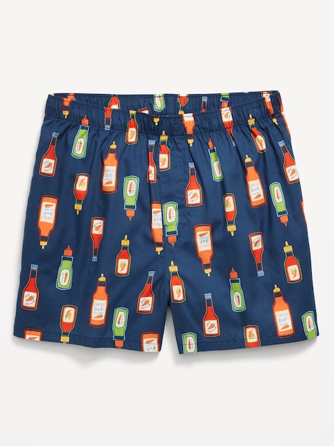 Printed Boxer Shorts - Hot Sauce