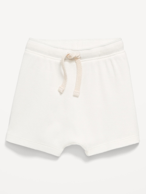 Waffle-Knit Pull-On Shorts for Baby