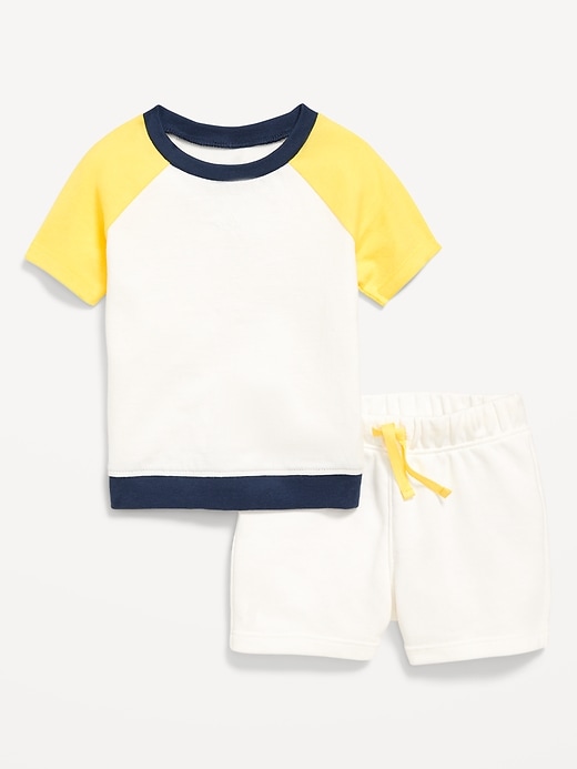 View large product image 2 of 2. Short-Sleeve Top and Shorts Set for Baby