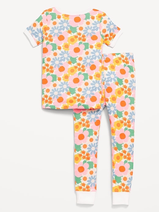 View large product image 2 of 2. Snug-Fit Printed Pajama Set for Toddler &amp; Baby